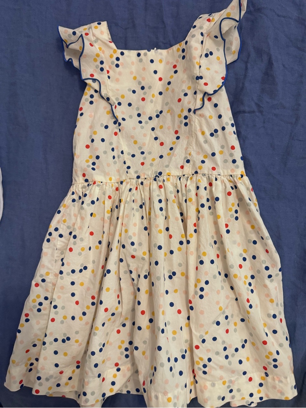 Petit Bateau Girls' Printed Poplin Dress
